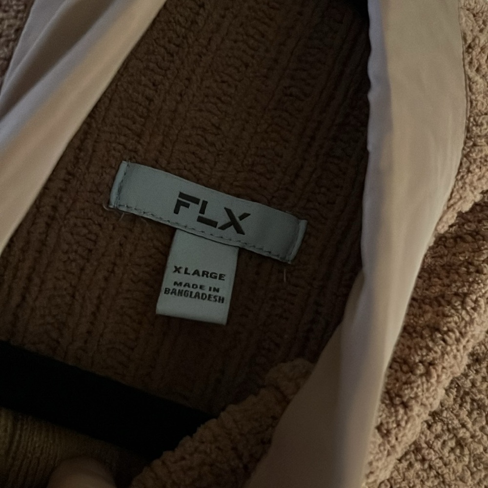 Brown Ribbed Knit Jacket--FLX - Picture 2 of 4